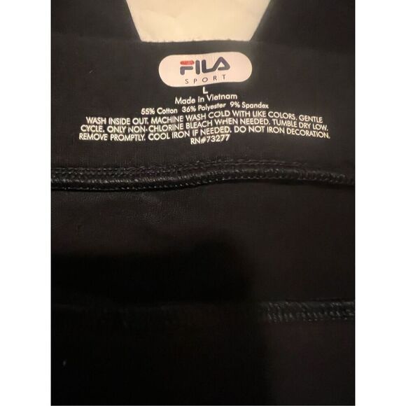 Fila black and green short leggings - Picture 5 of 5